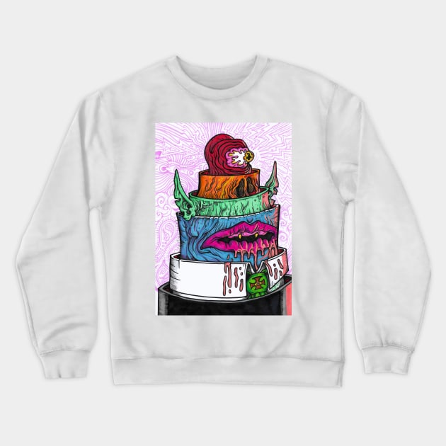 CAKEY PIG! Crewneck Sweatshirt by Brownlazer